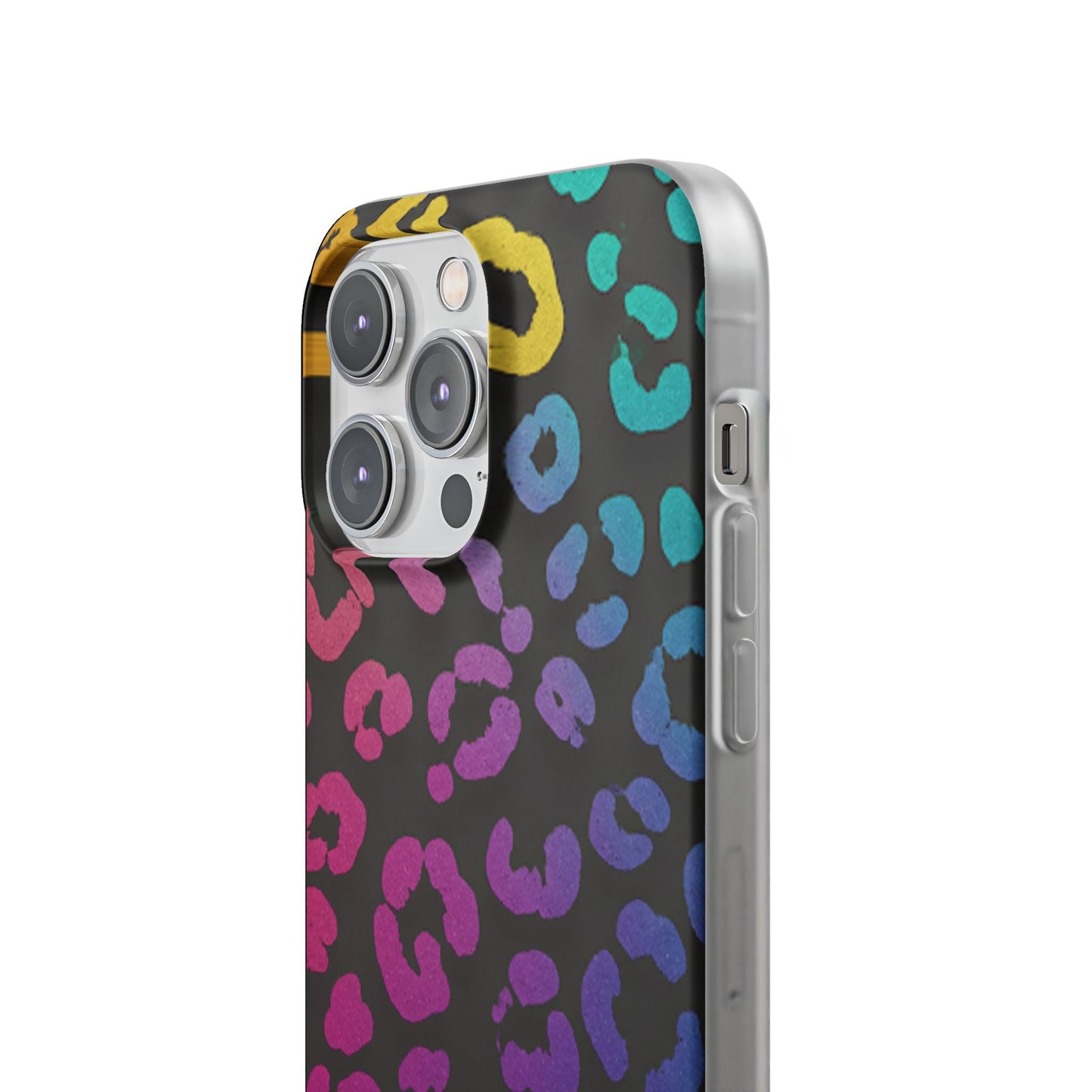 Vibrant Leopard Print Flexi Phone Case