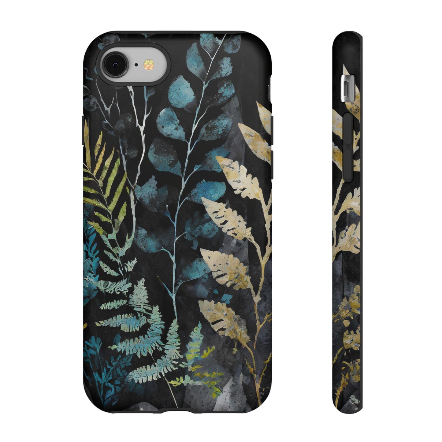 Dark Floral Tough Phone Case