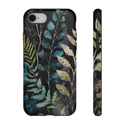 Dark Floral Tough Phone Case