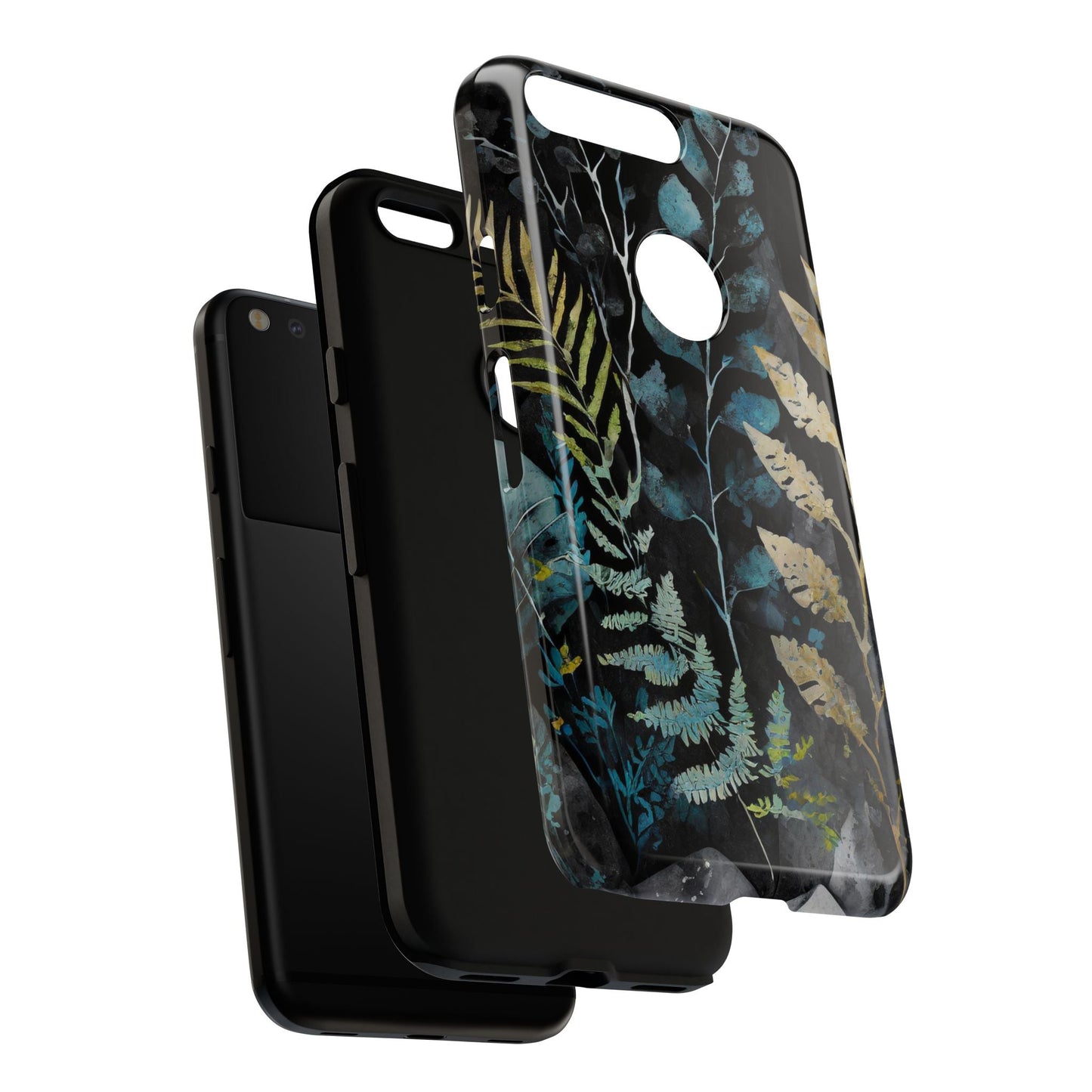 Dark Floral Tough Phone Case