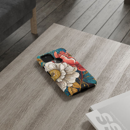 Artistic Floral Tough Phone Case