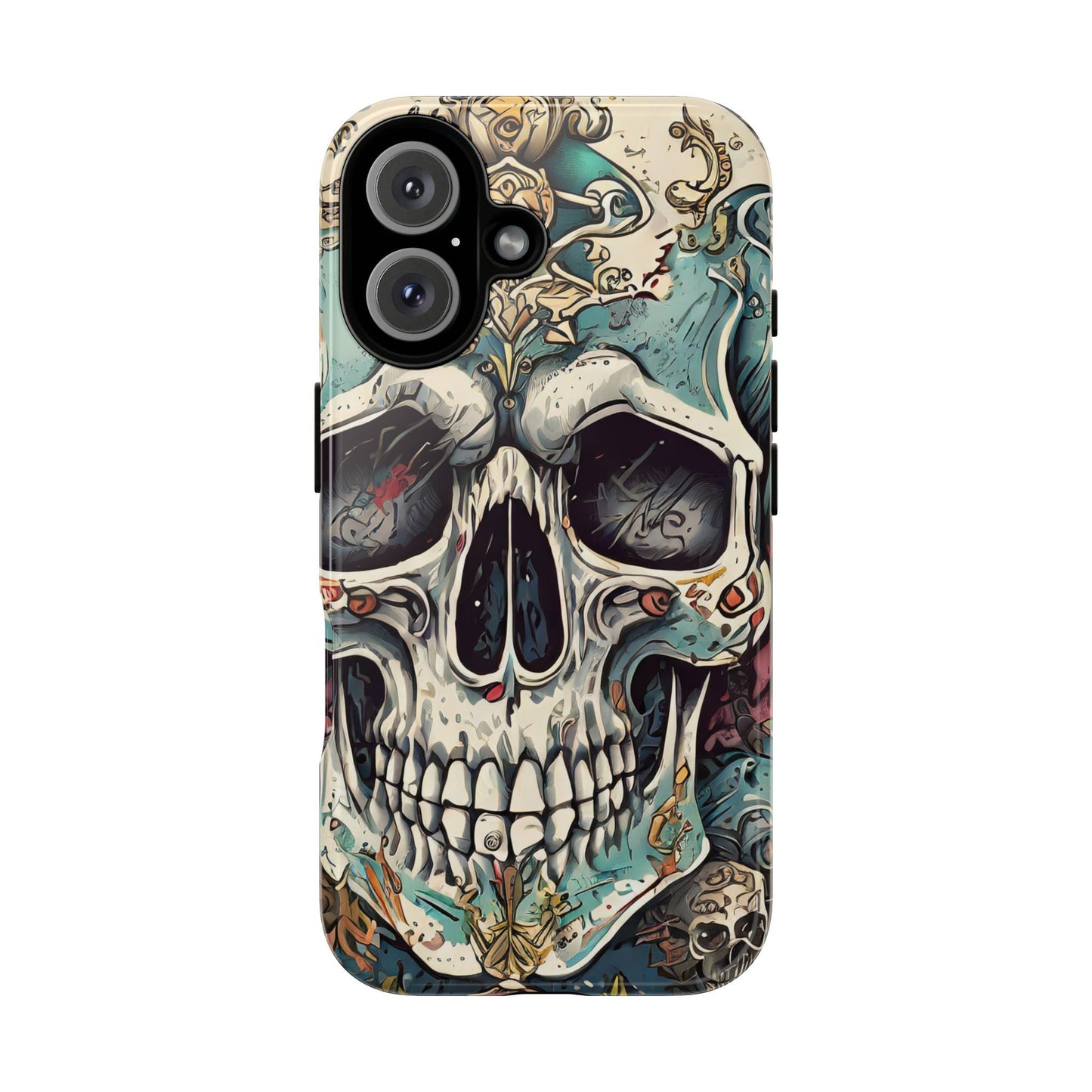 Abstract Skull Tough Phone Case