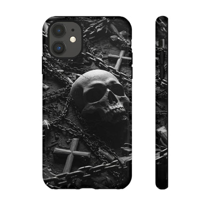 Gothic Skull Tough Phone Case