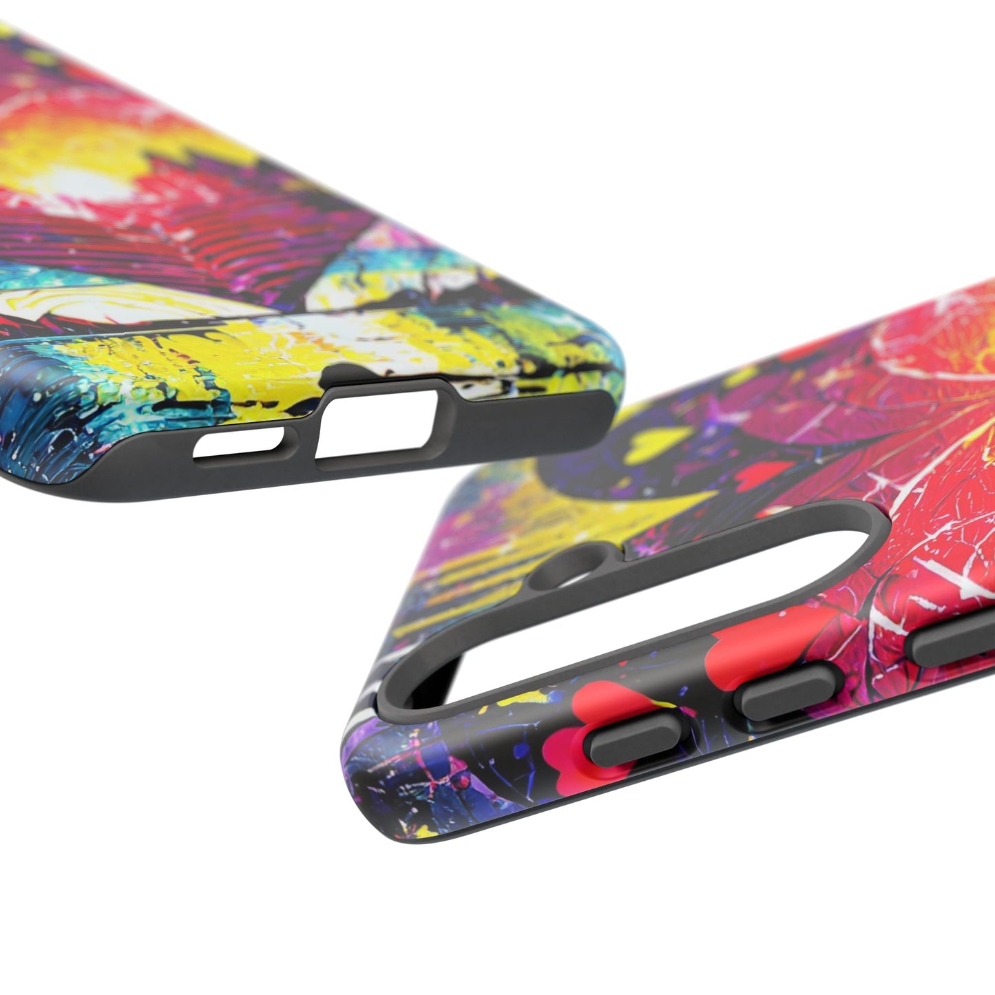 Vibrant Heart Sunset Tough Phone Case