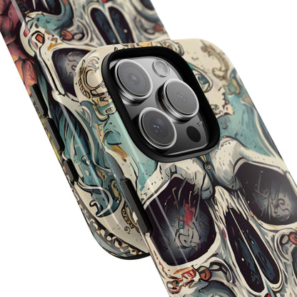 Abstract Skull Tough Phone Case