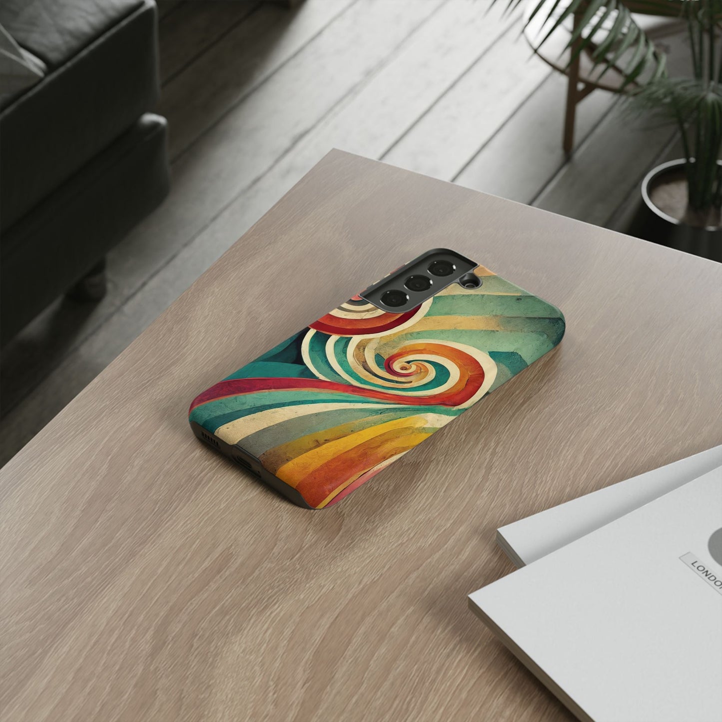 Colorful Swirl Tough Phone Case
