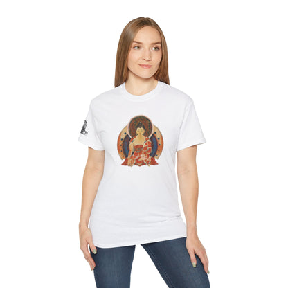 Fine Art Buddha Oil Paint Print Unisex Ultra Cotton Tee