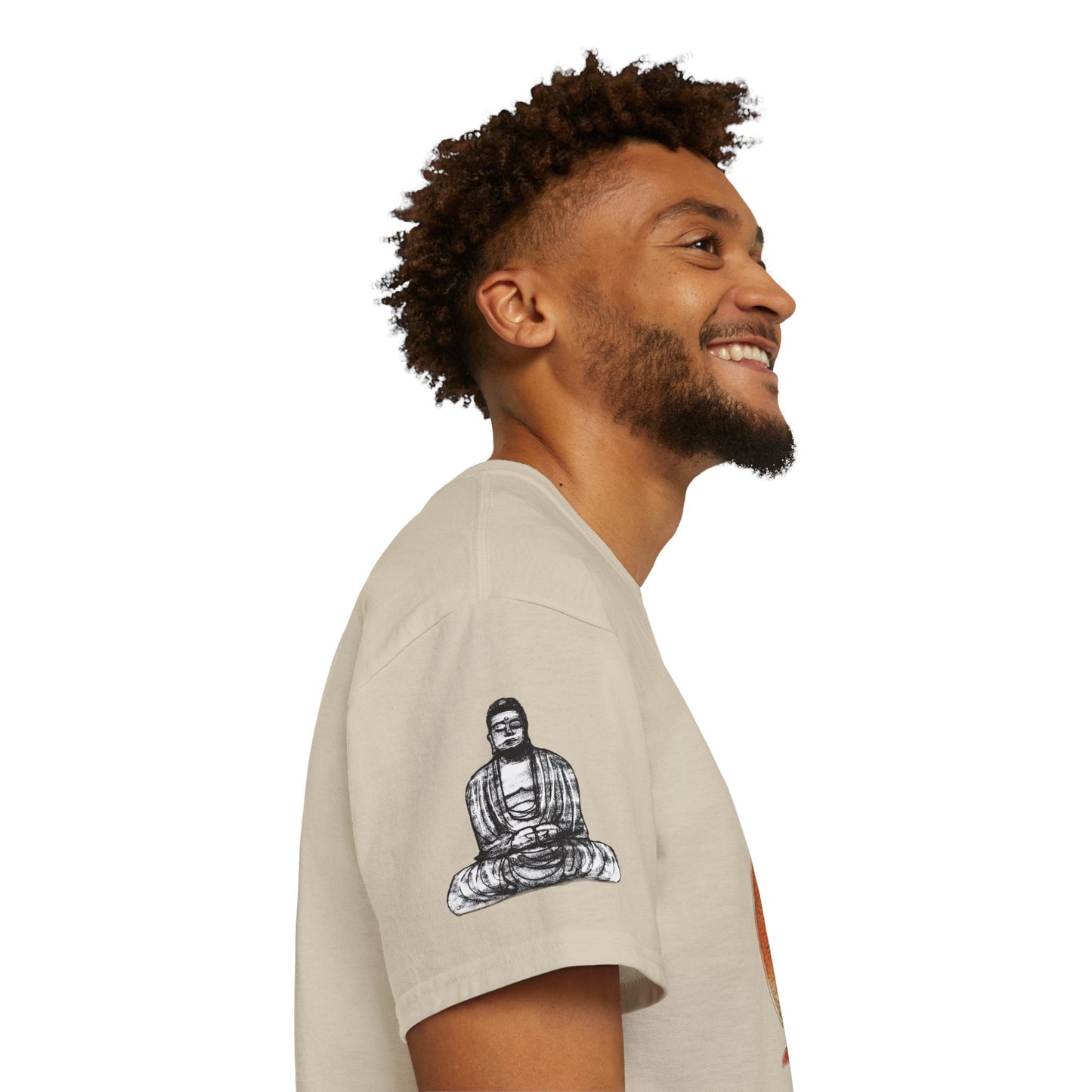 Fine Art Buddha Oil Paint Print Unisex Ultra Cotton Tee