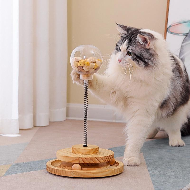 Cat Treat Dispenser Slow Feeder Toy