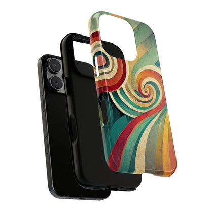 Colorful Swirl Tough Phone Case