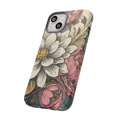 Beautiful White Floral Tough Case