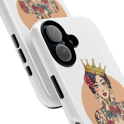 My Crown Never Falls Tattooed Girl Tough Phone Case