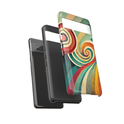 Colorful Swirl Tough Phone Case
