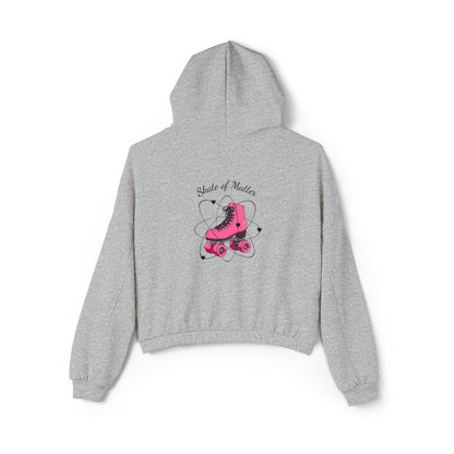 Women’s Cropped Blue/Green Skate Like Nobody's Watching Hoodie