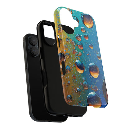 Colorful Water Droplets Tough Phone Case