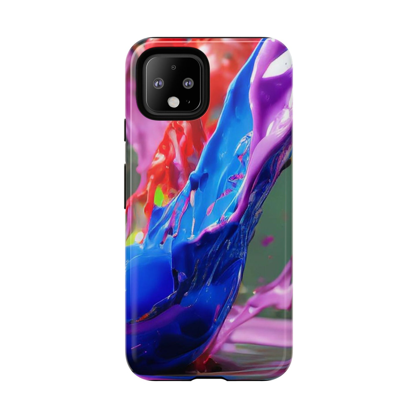 Vibrant Color Splash Tough Phone Case