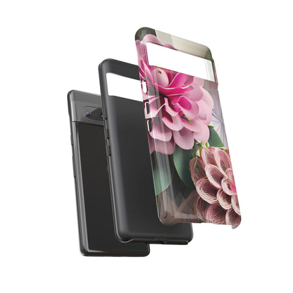 Elegant Paper Flowers Tough Phone Case