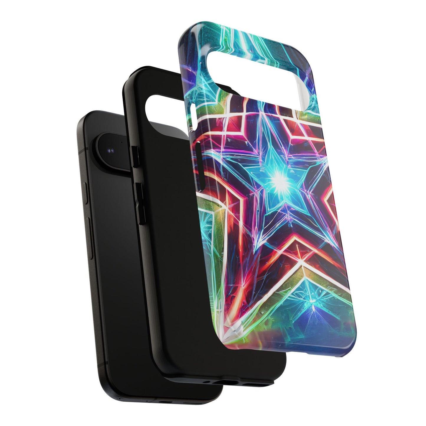 Neon Light Stars Tough Phone Case