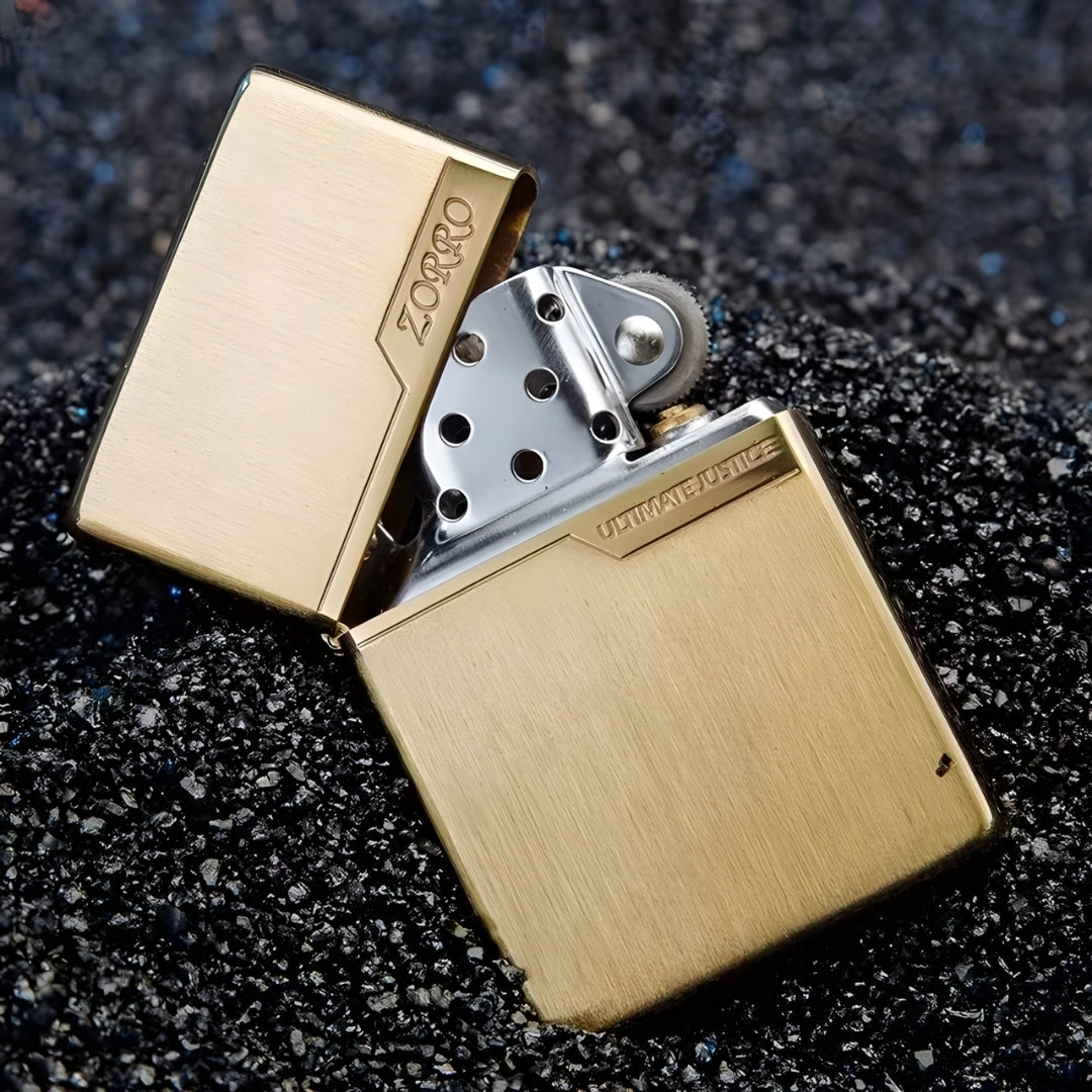 Zorro Copper Original Zippo Lighter New Design