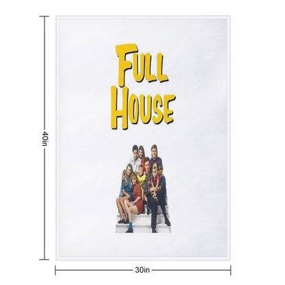 Full House (Sticker 2 Pack) Throw Blanket