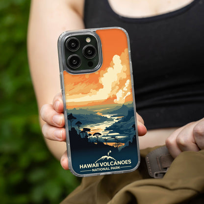 National Parks Hawaii Volcanoes HD Apple iPhone 12 Series Mag-Safe Phone Case