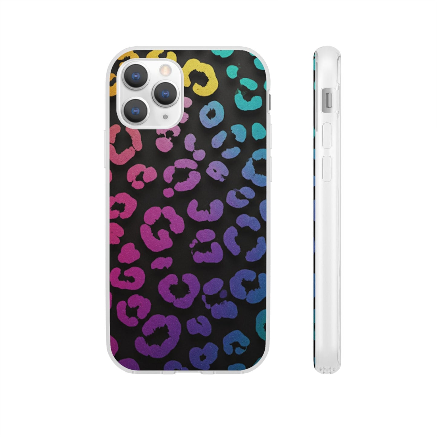 Vibrant Leopard Print Flexi Phone Case