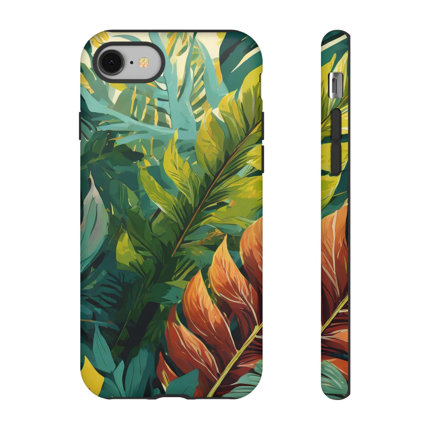 Tropical Leaf Tough Phone Case