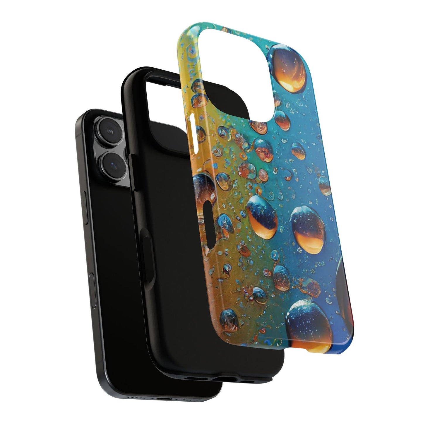 Colorful Water Droplets Tough Phone Case