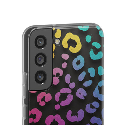 Vibrant Leopard Print Flexi Phone Case