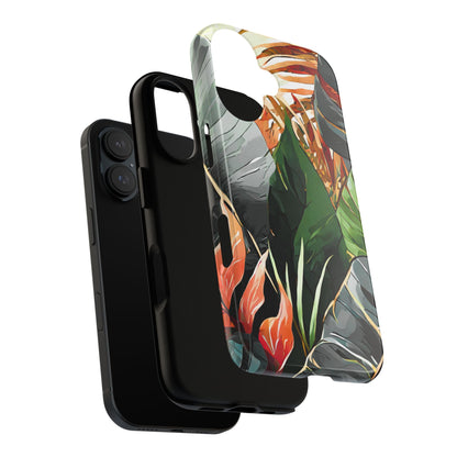 Tropical Leaf Tough Phone Case
