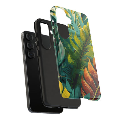 Tropical Leaf Tough Phone Case