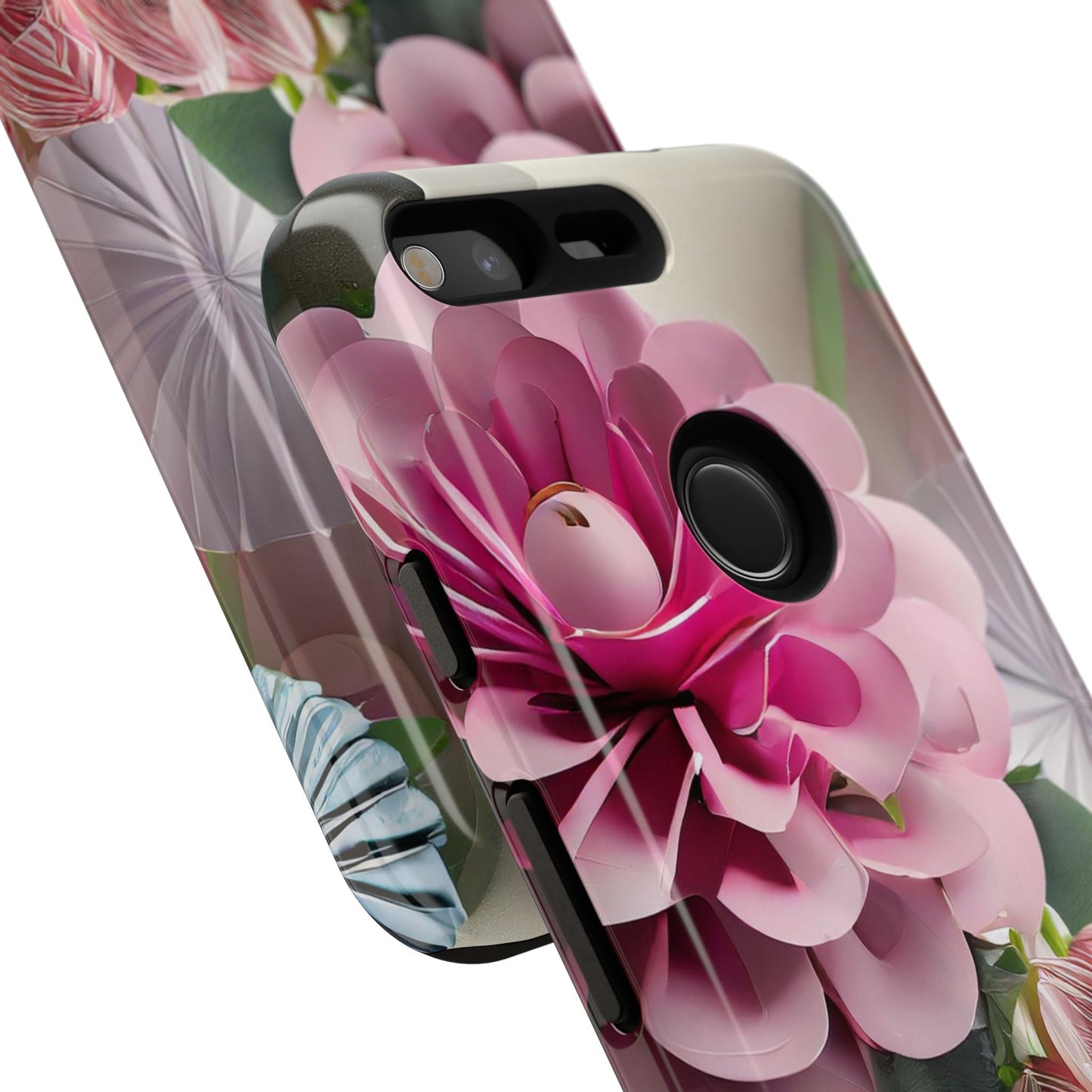 Elegant Paper Flowers Tough Phone Case