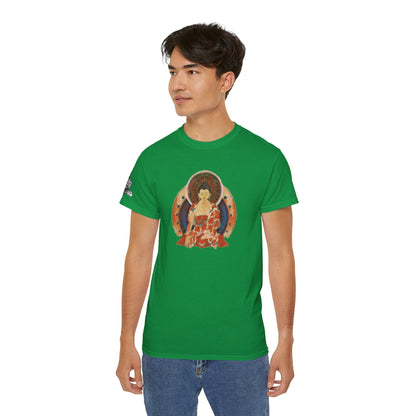Fine Art Buddha Oil Paint Print Unisex Ultra Cotton Tee