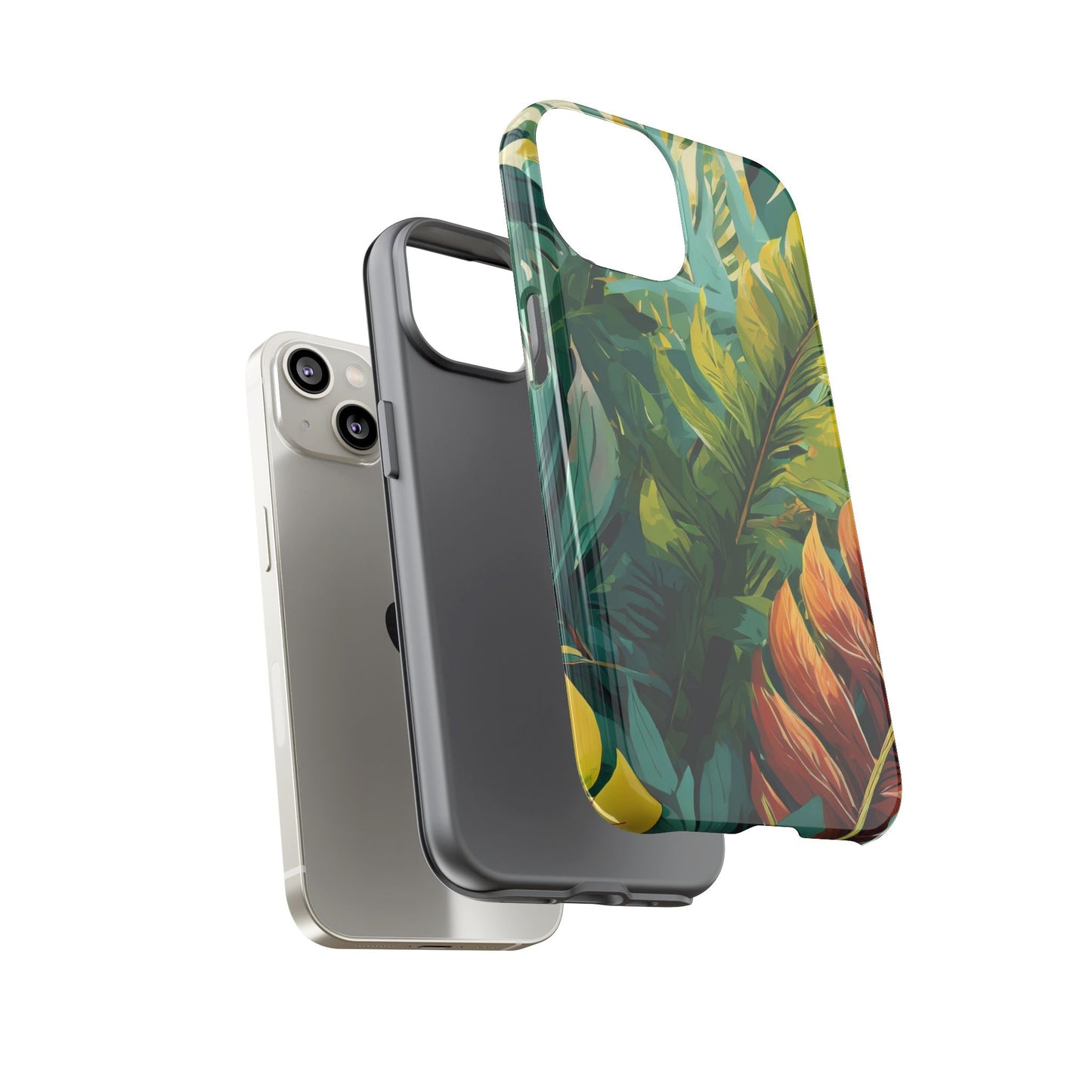 Tropical Leaf Tough Phone Case