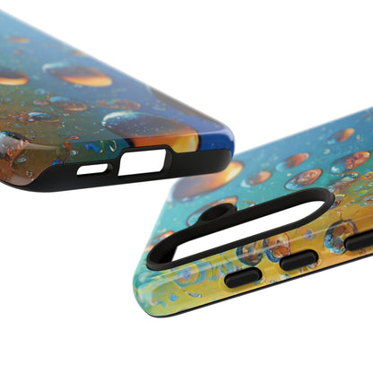 Colorful Water Droplets Tough Phone Case