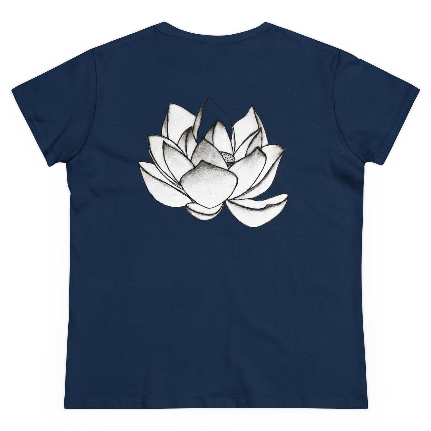 Buddha Gouache Print Women's Cotton Tee