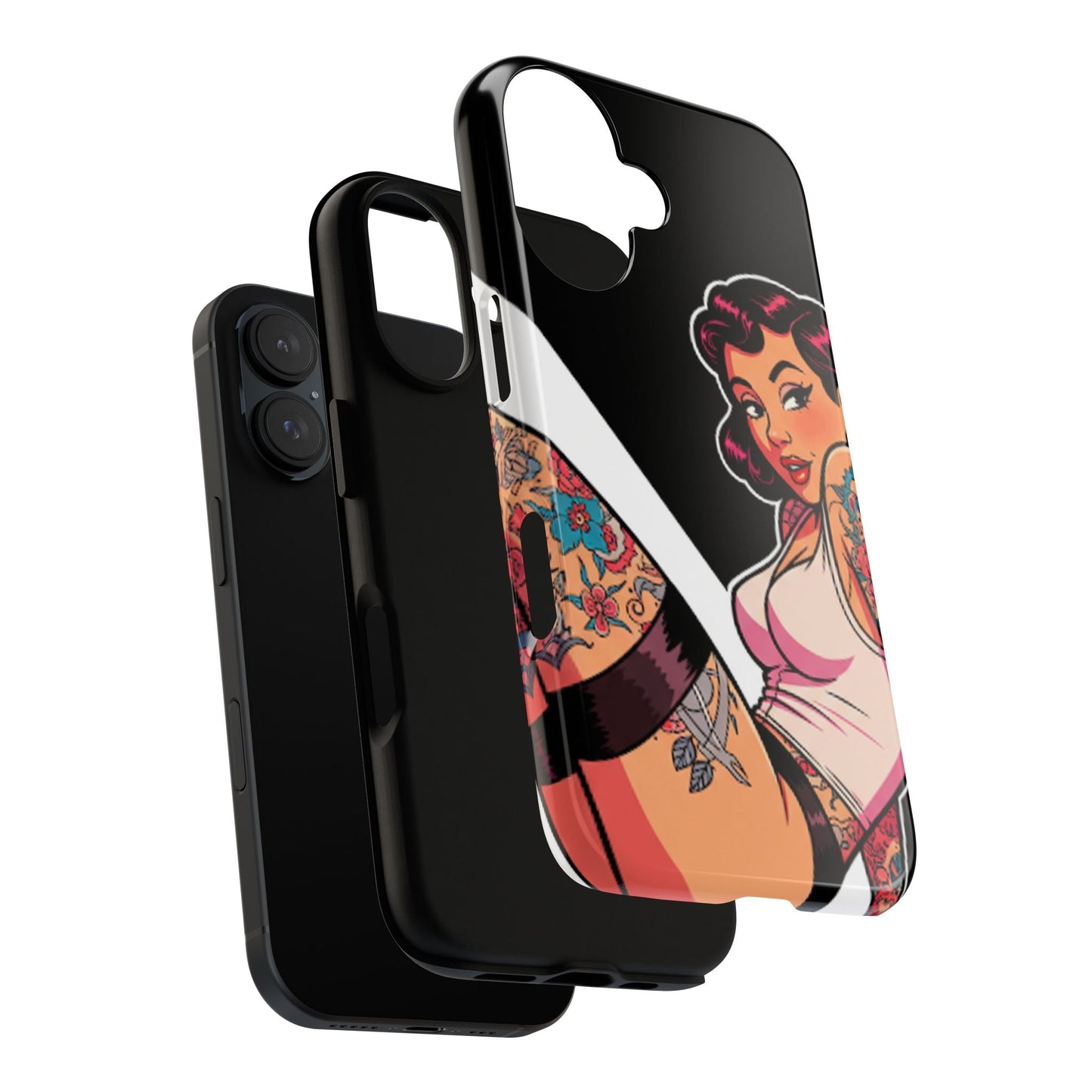 Vintage Tattoo Beauty Tough Phone Case