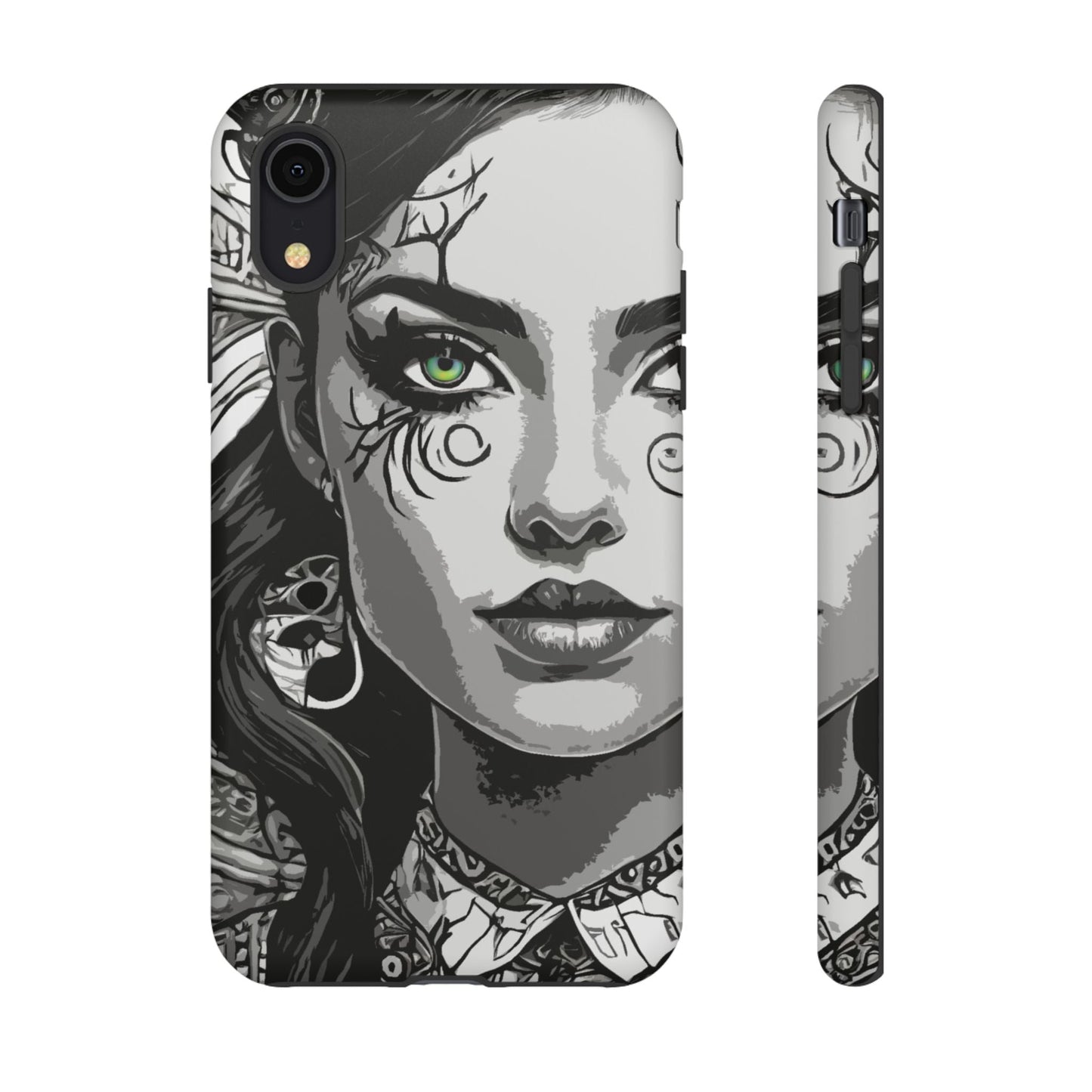 Green Eyed Devilish Beauty Tough Phone Case