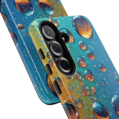 Colorful Water Droplets Tough Phone Case