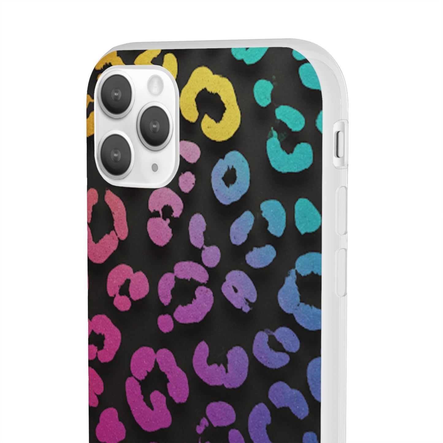 Vibrant Leopard Print Flexi Phone Case