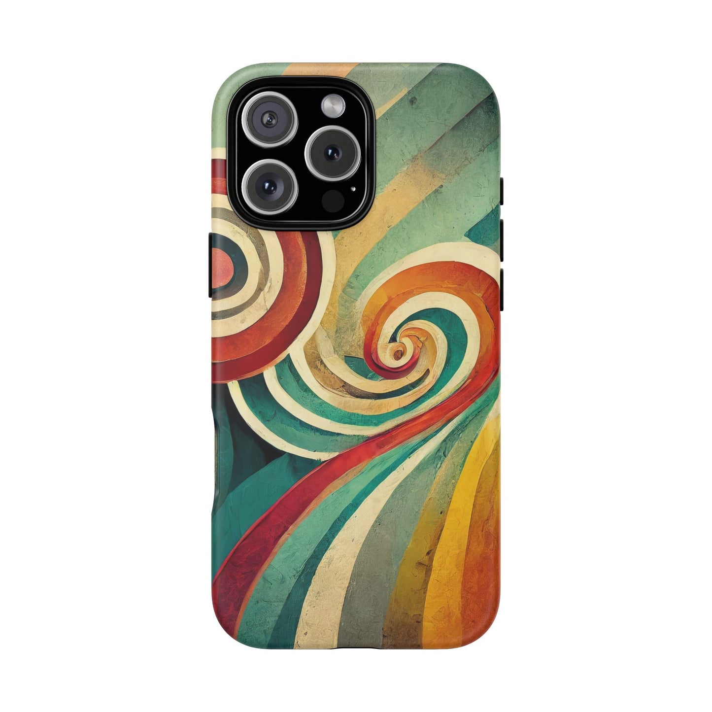 Colorful Swirl Tough Phone Case