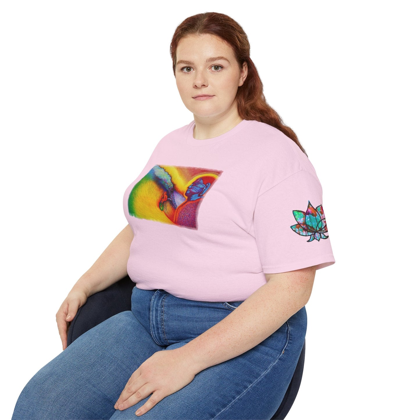 Surf is My Buddha Tablet Print Unisex Ultra Cotton Tee