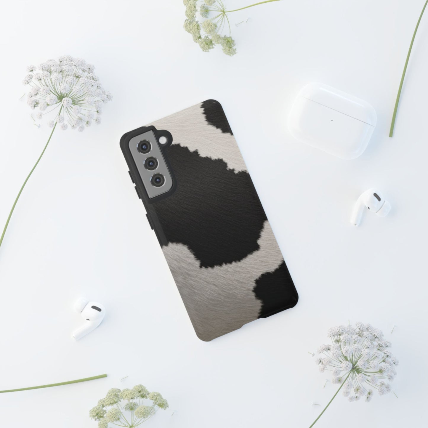 Stylish Cow Print Tough Phone Case