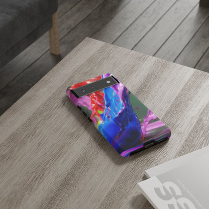 Vibrant Color Splash Tough Phone Case