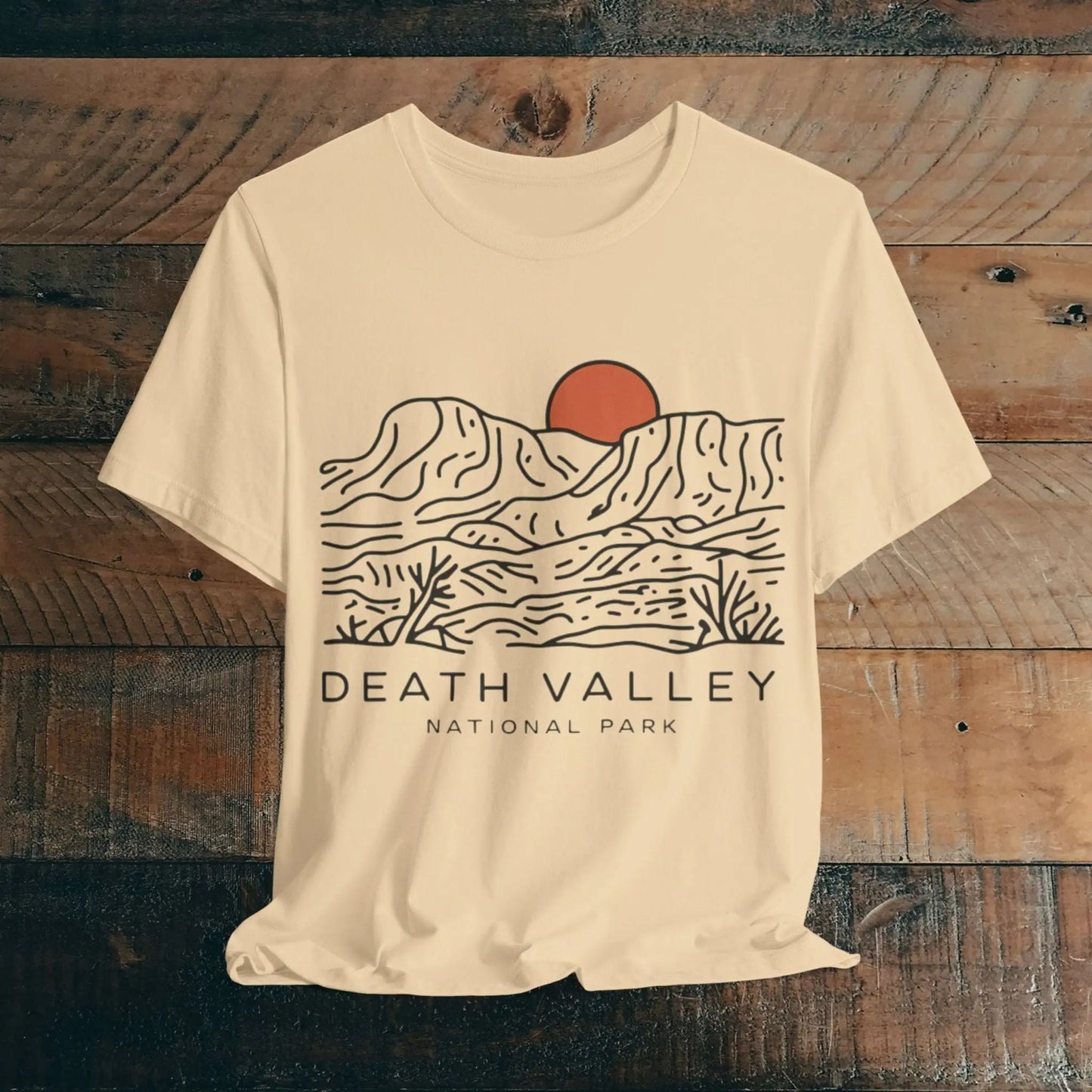 Death Valley National Park Desert Lines Unisex Fit Soft T-Shirt