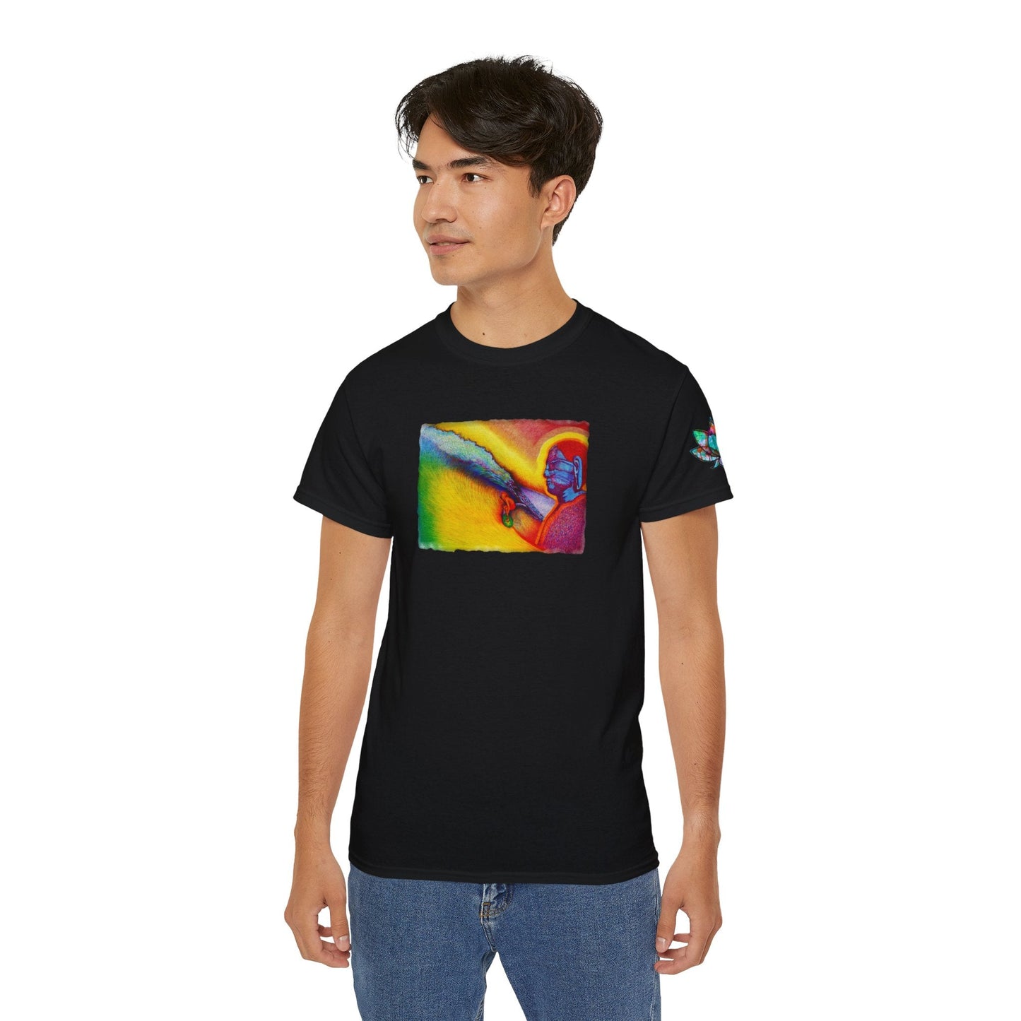 Surf is My Buddha Tablet Print Unisex Ultra Cotton Tee