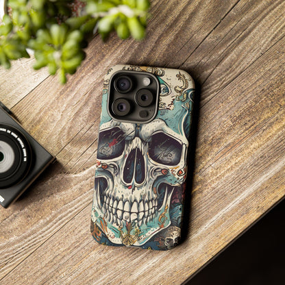 Abstract Skull Tough Phone Case