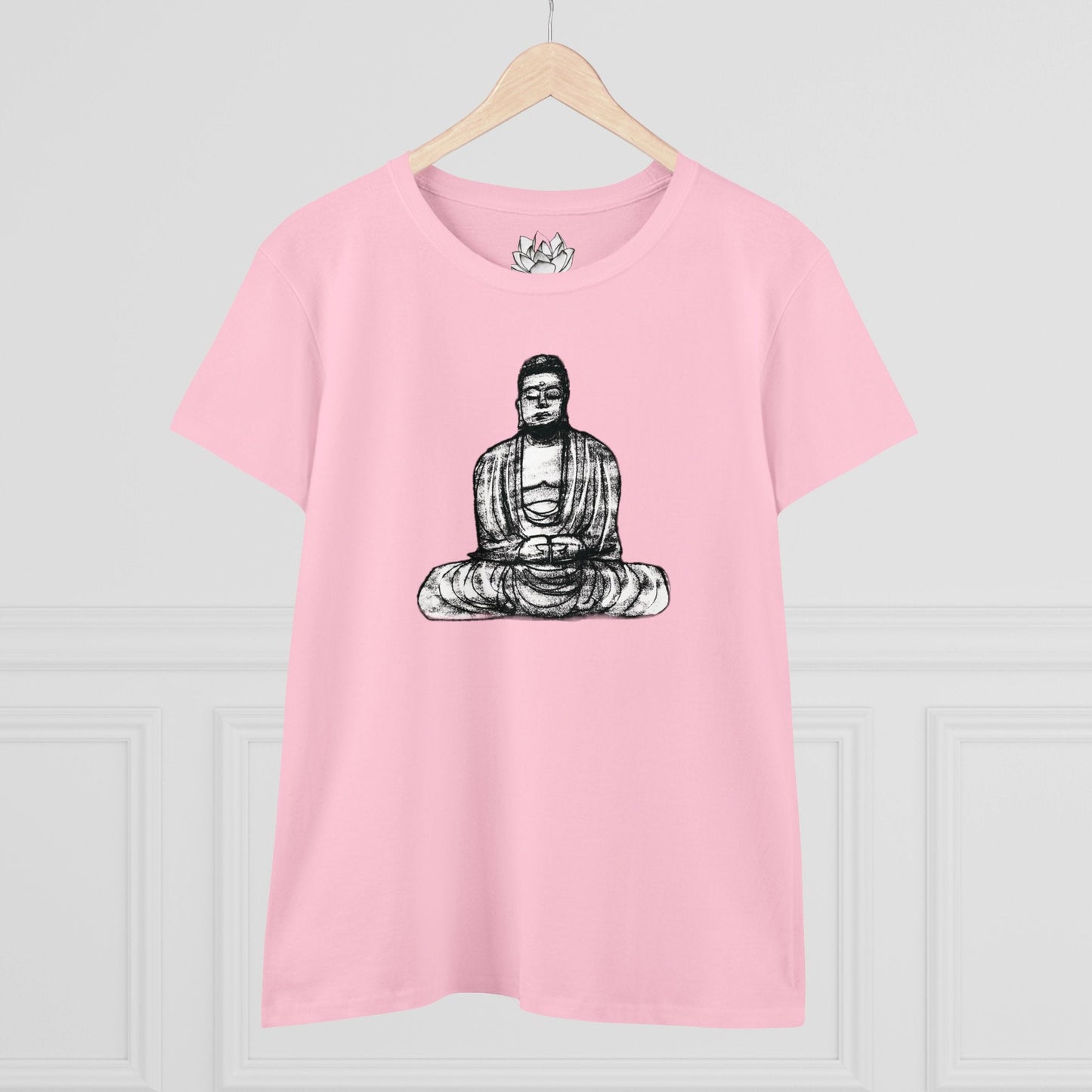Buddha Sketch Women's Cotton Tee
