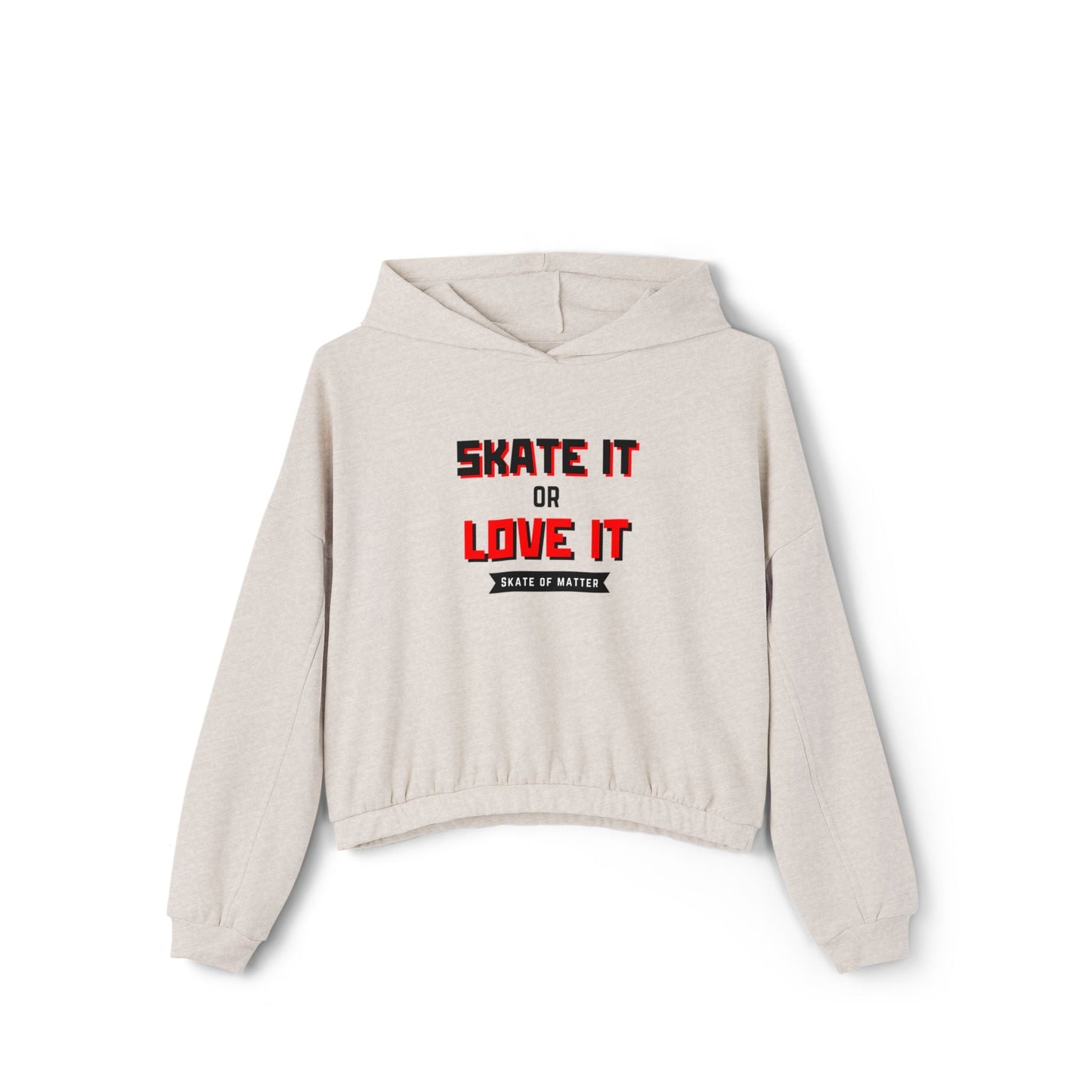 Women’s Cropped Skate it or Love It Hoodie