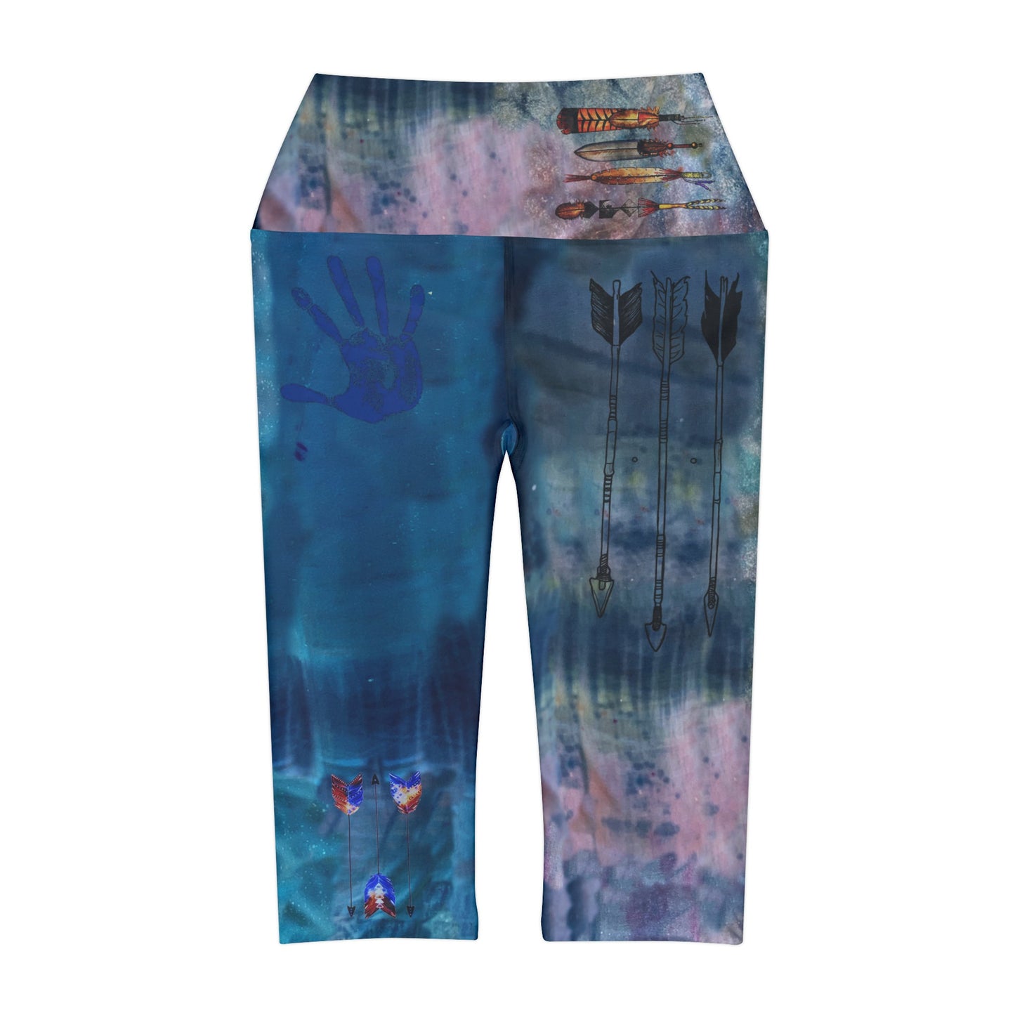 Founding Feathers Capri Leggings